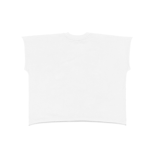 Raw Edge Boxy Non-Shrink T-Shirt