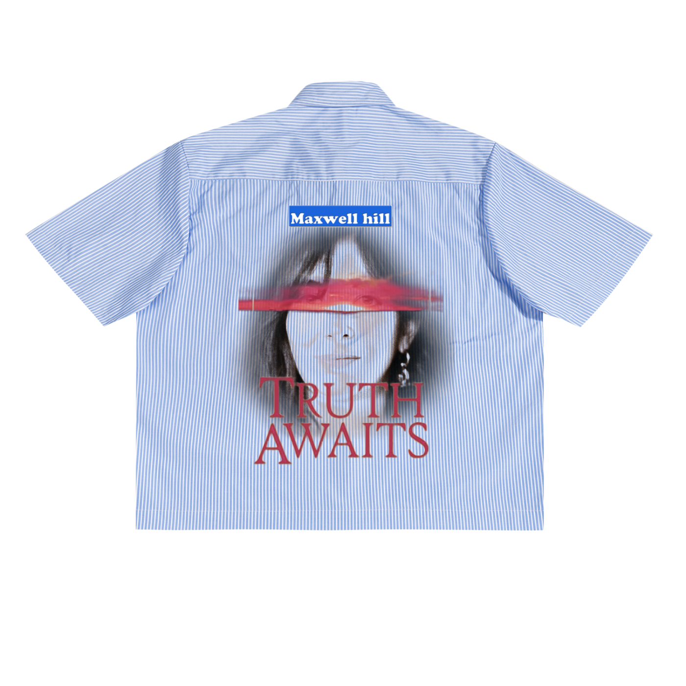 Oversized Vertical Stripe Boxy Shirt