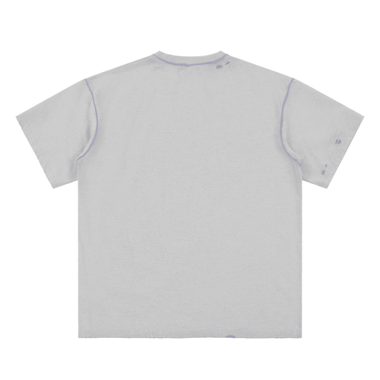 Hand-frayed Reversible T-shirt
