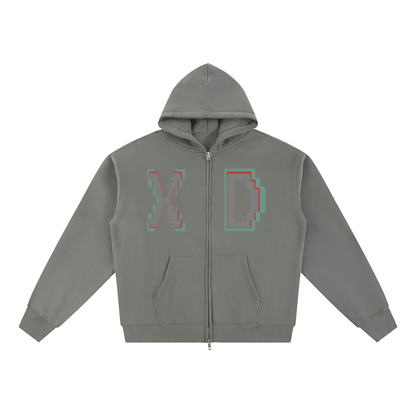 Essential Fleece Zip-Through Hoodie