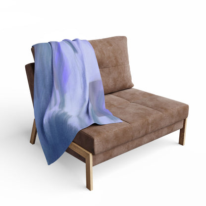 Cozy Arctic Fleece Blanket, Soft Throw Blanket, Abstract Art Gift, Home Decor, Winter Warmth, Perfect for Snuggling