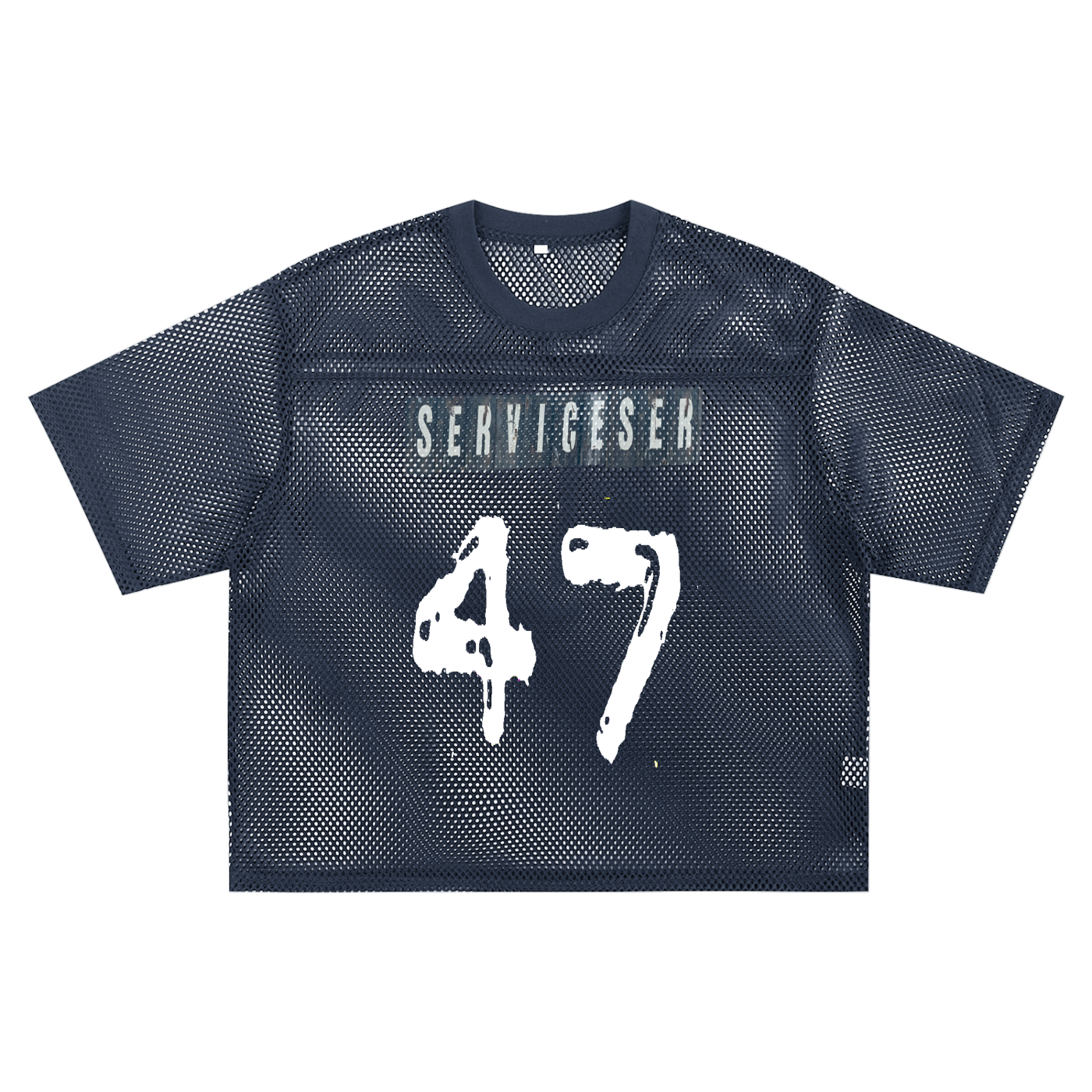 +33 6-17 See-through Boxy Net T-shirt