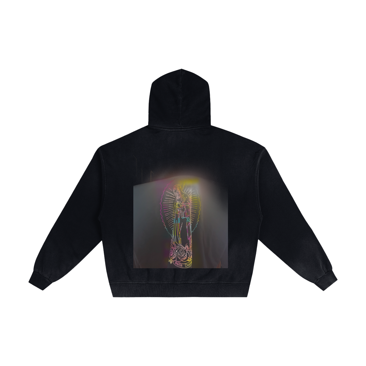 Hand-Frayed Sunfade Zip Hoodie