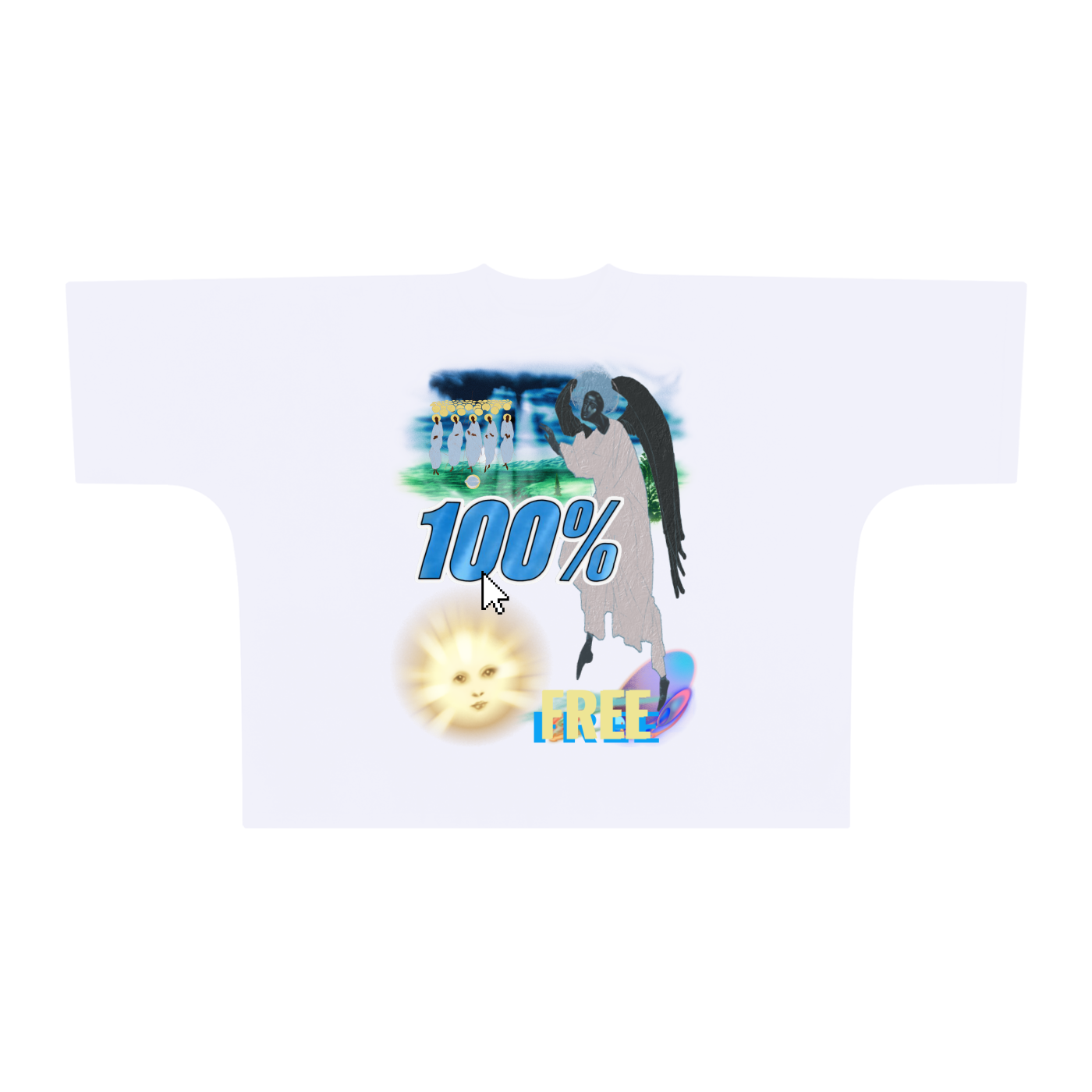 Oversized One-Piece Boxy T-Shirt