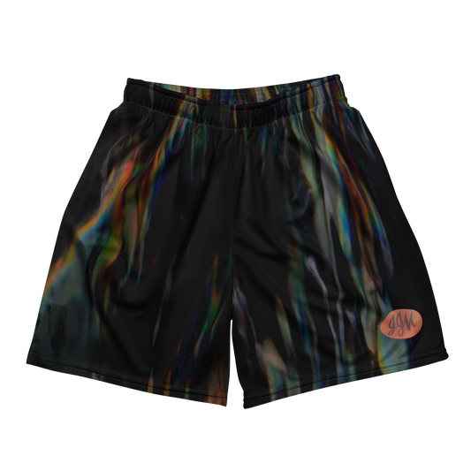 ! + a - 6-23 pool glow shorts black