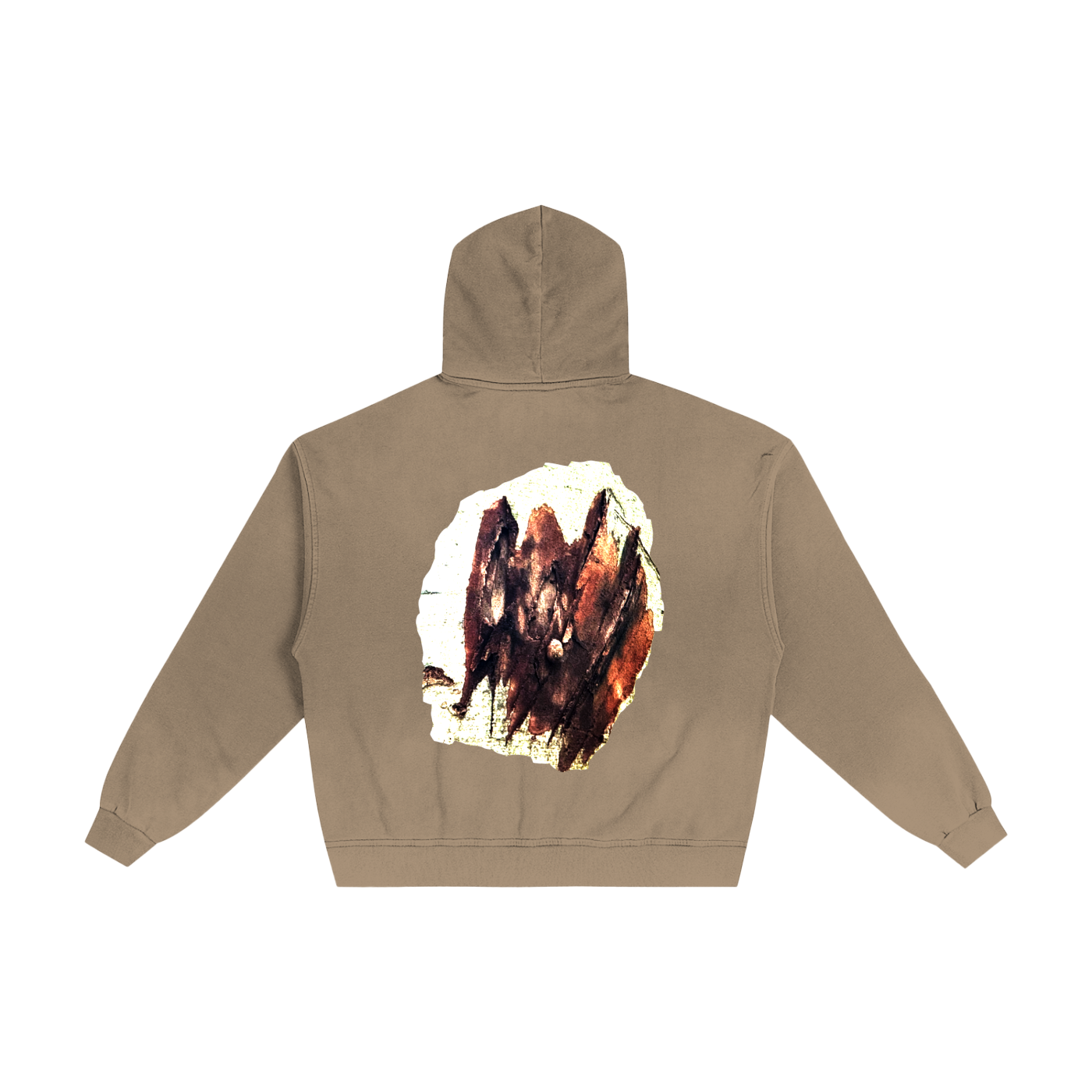 Hand-Frayed Sunfade Zip Hoodie