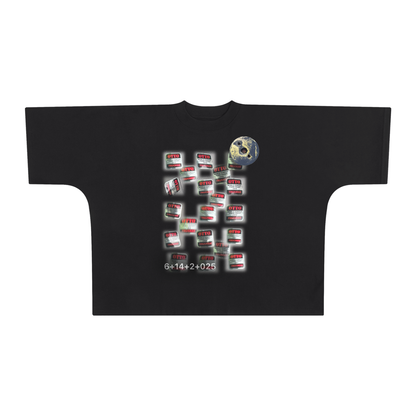 Oversize One-piece Pattern Cut Boxy Tee - 300 GSM